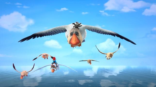 Bild: BR/2016 Studio 100 Animation/Studio 100 NV Akka schläft beim Fliegen ein. Ist sie zu alt, um die Schar zu führen?