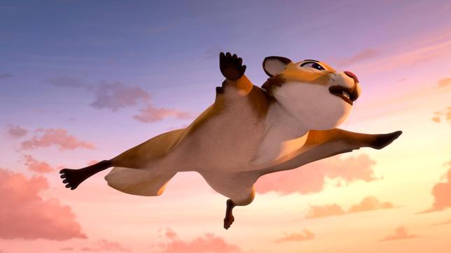 Nils entdeckt ein Flughörnchen, das ohne Flügel fliegen kann.