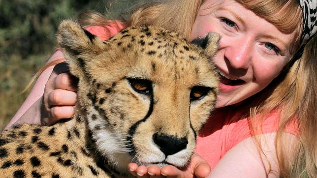 Bild: BR Paula und ein Gepard