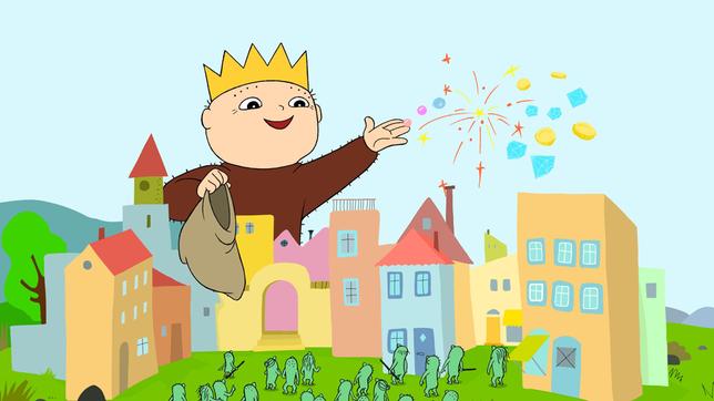 Bild: WDR/Maipo Film AS Die Hungersnot ist vorbei: König Willi feiert mit seinem Volk ein großes Fest.