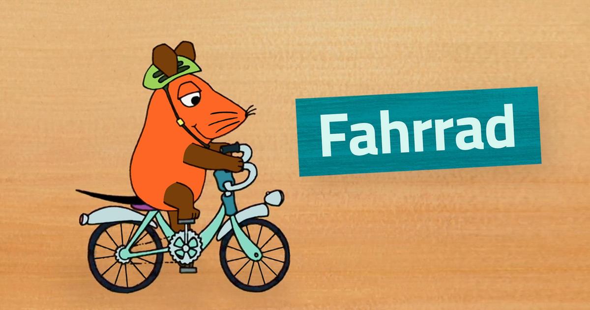 ard sendung mit der maus fahrrad