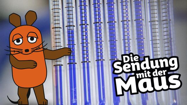 Die Maus zeigt auf mehrere Thermometer