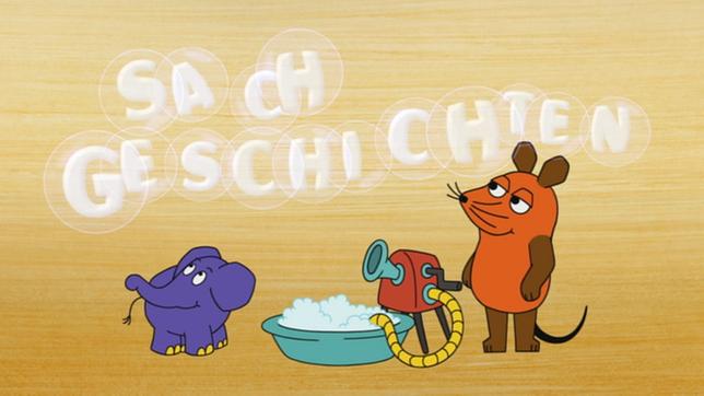 Bild: wdr Maus und Elefant mit Seifenwanne und Seifenblasenmaschine