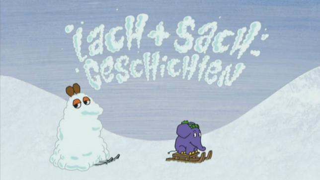 Bild: Das Erste Maus und Elefant spielen im Schnee