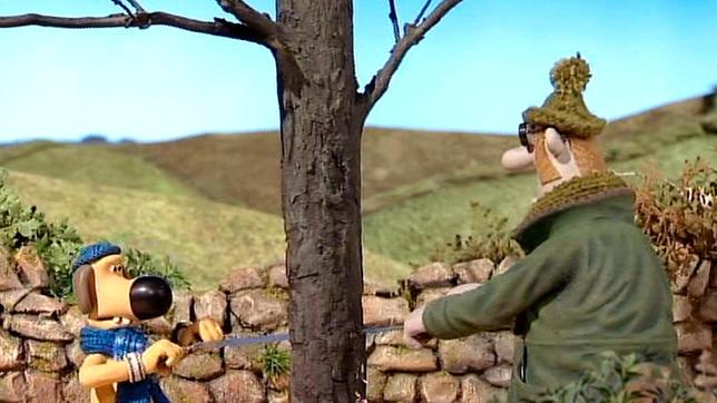 Bild: WDR/Aardman Animations Ltd. Es ist kalt und der Farmer braucht Brennholz. Im Wald hat er kein Glück und so wird der Lieblingsbaum der Schafe auserkoren.