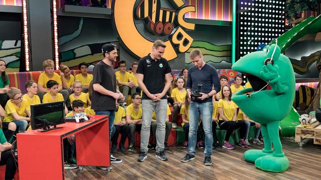 Bild: SWR/Sabine Stumpp Die E-Sport-Profis Benedikt Saltzer und Marc Gassner sind zwei der besten E-Sportler Deutschlands. Im Tigerenten Club erzählen sie, was man so können muss, um erfolgreich zu sein.