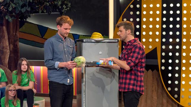 Bild: SWR/Patricia Neligan Maximilian Kraft im Gespräch mit Moderator Johannes.