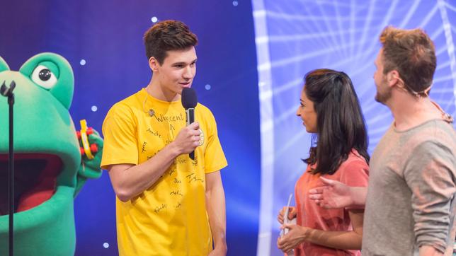 Bild: SWR/Markus Palmer Wincent Weiss präsentiert seine Single Feuerwerk.