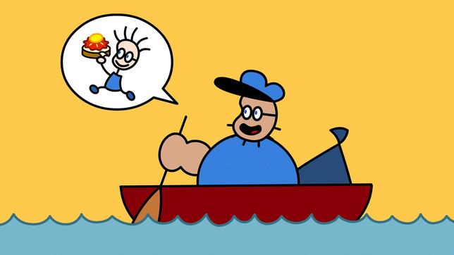 Bild: SWR/Hykad Auf hoher See denkt Toms Papa an seinen Sohn.