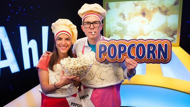 Bild: WDR/Thorsten Schneider Heute heißt es wieder: Kochschürzen an und ran an den Herd! Clarissa und Ralph machen Popcorn. Und während die Maiskörner fröhlich im Topf nach oben poppen, widmen sich die beiden Hobby-Köche unserem Darm und seiner Verdauungstätigkeit.