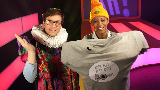 Bild: WDR/Thorsten Schneider Shary und Ralph finden heute gute Dinge von früher und geben Einblick in die Geheimnisse der Wollbommel.