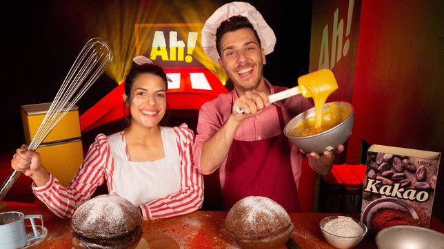 Bild: WDR/Thorsten Schneider Tarkan und Clarissa beschäftigen sich dieses Mal mit dem Thema "Alles rund".