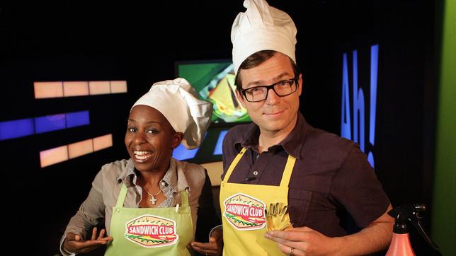 Bild: WDR/Thorsten Schneider Was braucht man alles um einen Sandwich-Club zu gründen? Shary und Ralph zeigen es.