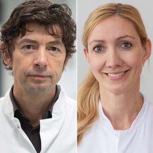 Die Virologen Christian Drosten und Sandra Ciesek