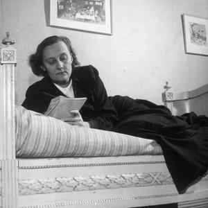 Astrid Lindgren / Foto 1949 Lindgren, Astrid schwed. Kinderbuchautorin; 1907-2002. Foto, 1949. 