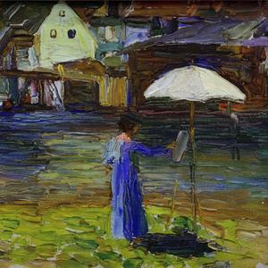 Münter, Gabriele Malerin; 1877-1962.