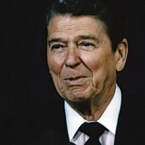 US-Präsident Ronald Reagan (1911 - 2004) 1986 in Washington