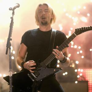 Chad Kroeger, Leadsänger der Band Nickelback bei einem Live-Konzert