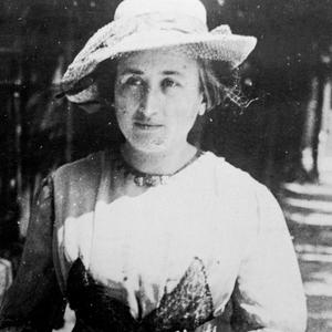 Rosa Luxemburg. Photographie. um 1910 