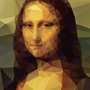 Vektor-Grafik der Mona Lisa