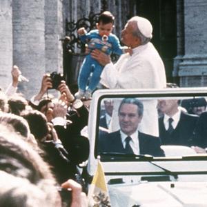 Vor dem Attentat auf Papst Johannes Paul II