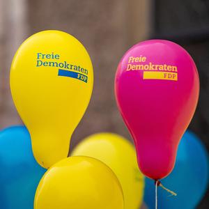 Luftballons der FDP