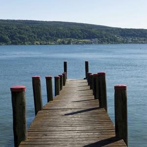 Bootsanlegesteg, Insel Reichenau, Bodensee