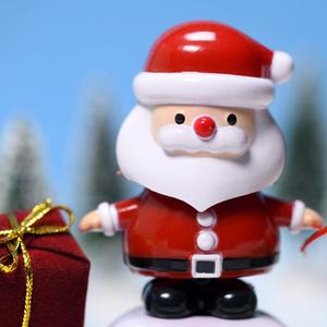 Weihnachtsmannfigur mit Geschenken