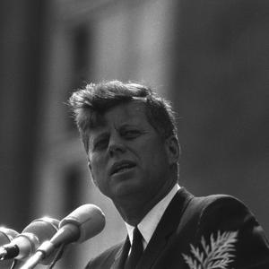 John F. Kennedy 1963 in Berlin &#034;Ich bin einer Berliner&#034;