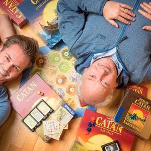 Benjamin und Klaus Teuber, die Macher der &#034;Siedler von Catan&#034;