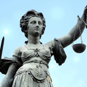 Die Justizia in Frankfurt am Main