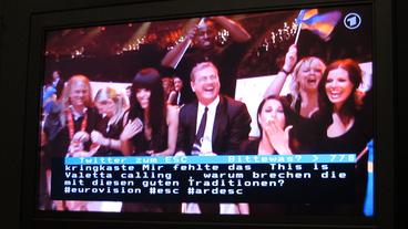 Bild: ARD Teletwitter zum Eurovision Song Contest