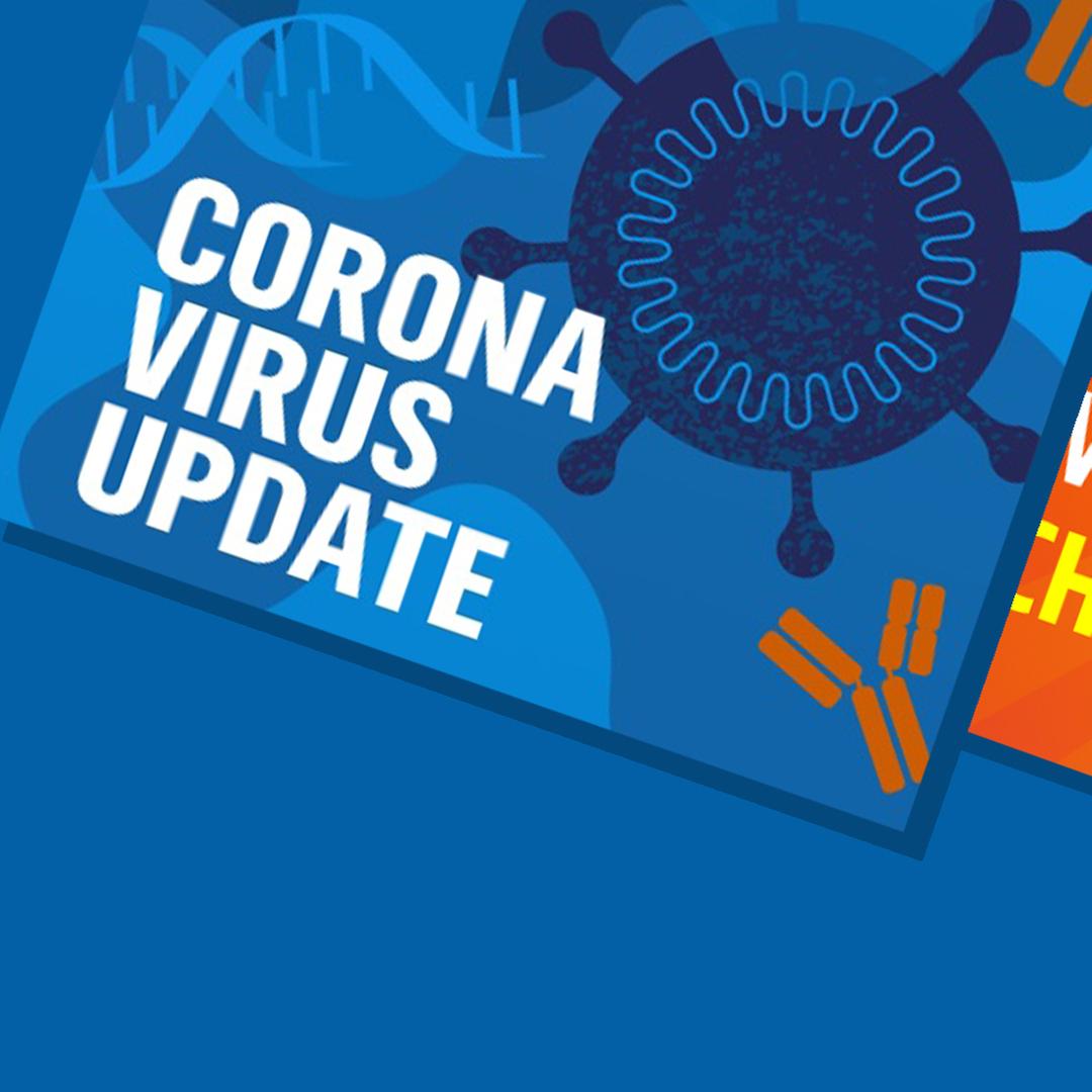 Coronavirus Cover für Podcast-Playlist