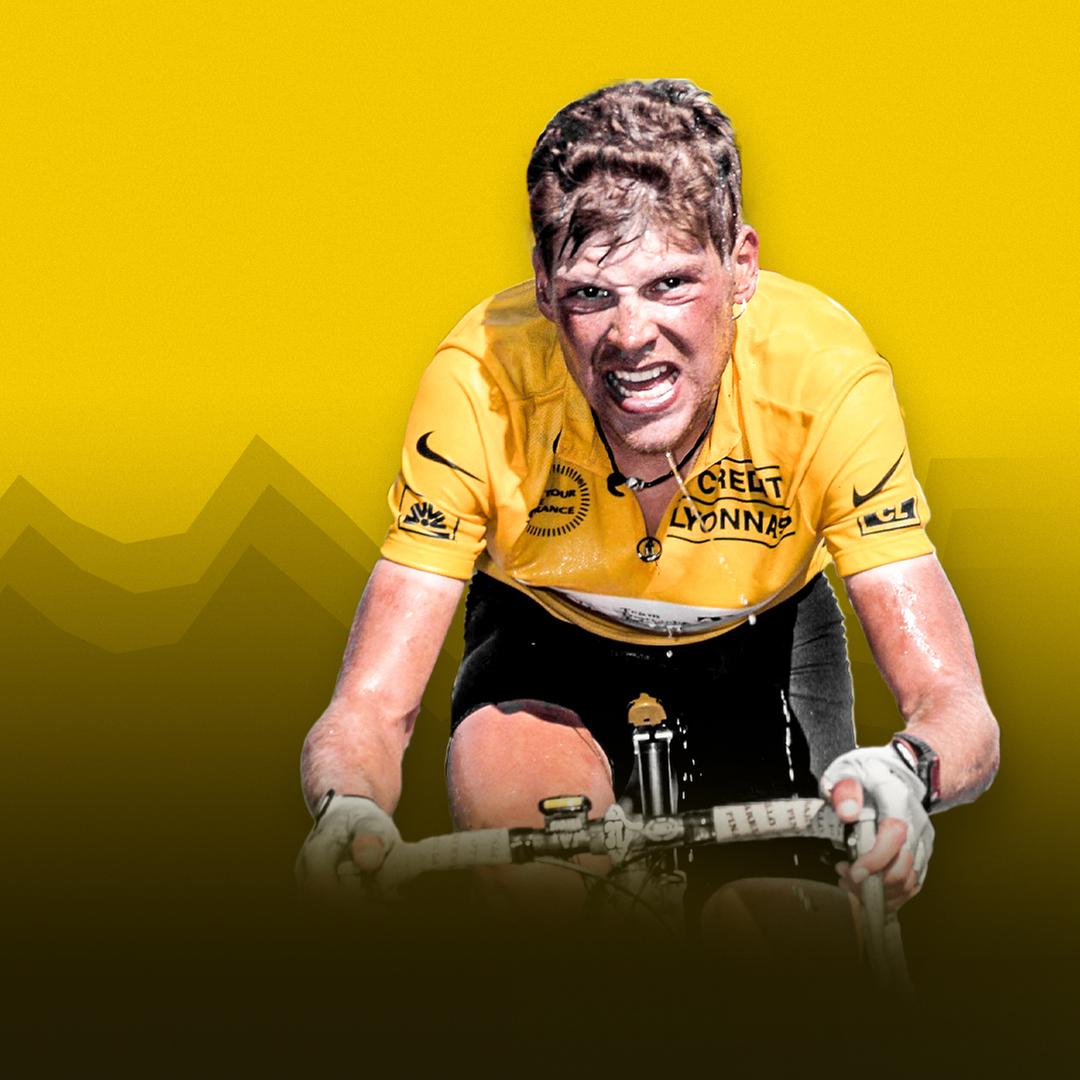 Cover des Podcast "Held auf Zeit" über Tour de France Sieger Jan Ullrich