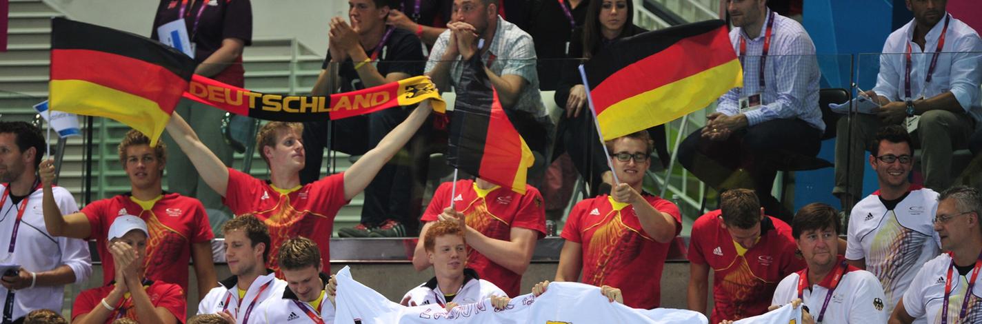 Deutsche Fans bei Olympischen Spielen