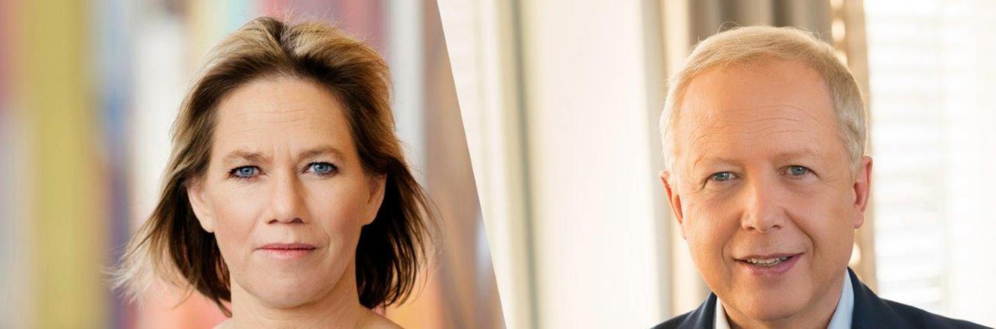 Christine Strobl, Programmdirektorin für Das Erste und die ARD-Mediathek, und Tom Buhrow, ARD-Vorsitzender und WDR-Intendant