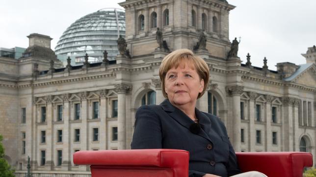 Angela Merkel im ARD-Sommerinterview