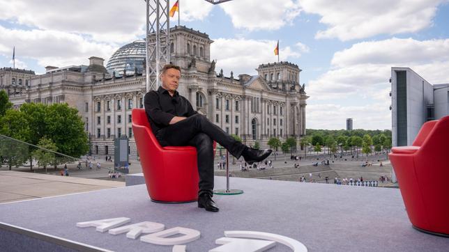Martin Schirdewan, Co-Vorsitzender der Partei Die Linke, im ARD-Sommerinterview 