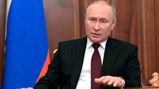 Bild: picture alliance/dpa/POOL Sputnik Kremlin via AP | Alexei Nikolsky Wladimir Putin, Präsident von Russland