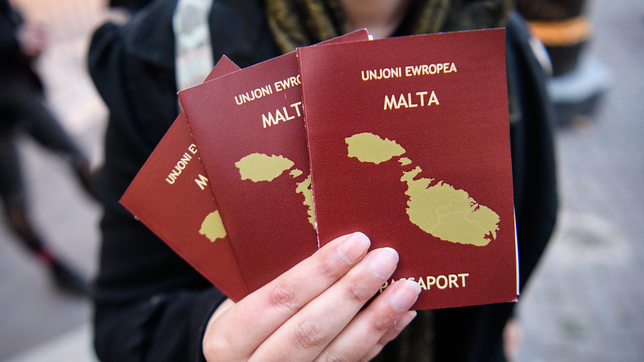 In Malta werden illegal sogenannte "Goldene EU-Pässe" verkauft.