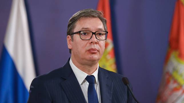 Serbiens President Alesksandar Vučić stellt sich wieder zur Wahl.