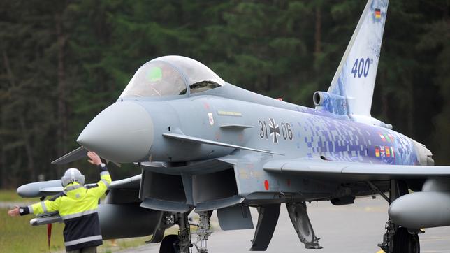 Bundeswehr Kampfflugzeug Eurofighter