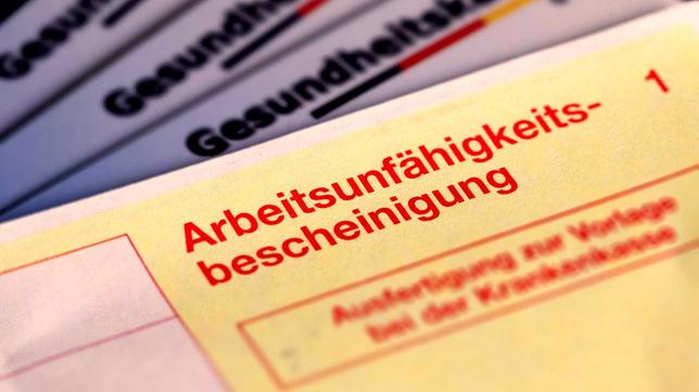 Arbeitsunfähigkeitsbescheinigung