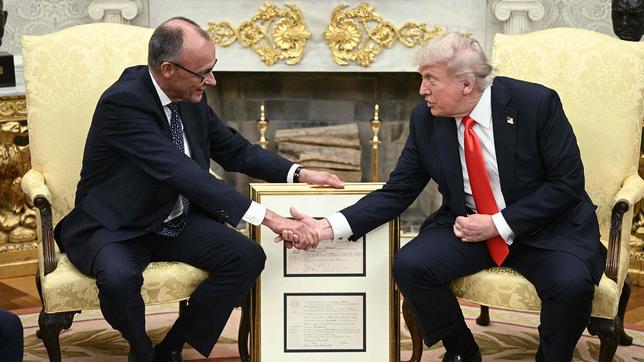Bundeskanzler Friedrich Merz zum Antrittsbesuch bei US-Präsident Donald Trump