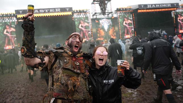 Schlamm beim Wacken Open Air 
