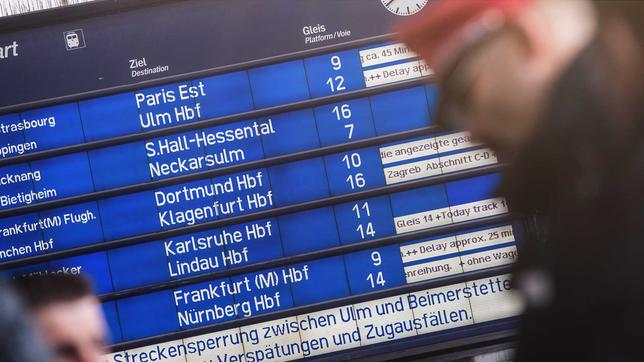 Verspätungen bei der Bahn