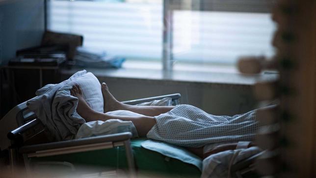 Patient auf der Intensivstation