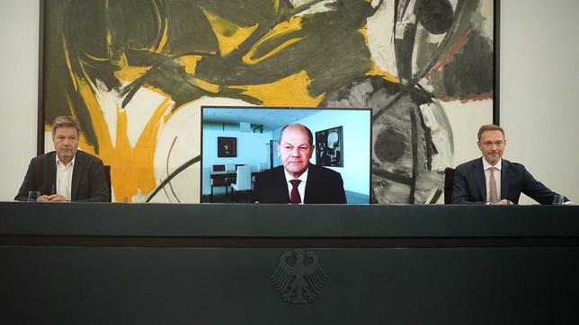 Habeck, Scholz, Lindner