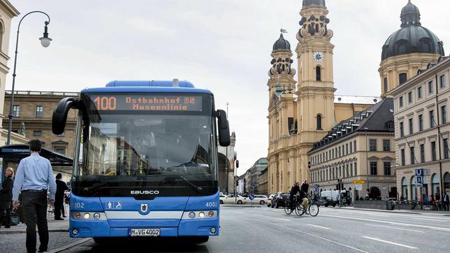 In München fallen viele Busse wegen Corona aus. 