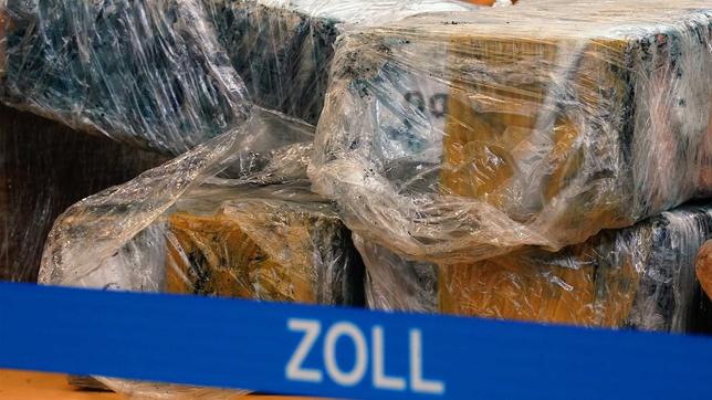 Kokain aus Peru wurde vom Zoll beschlagnahmt